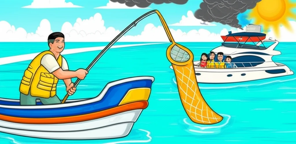 해양수산부 로고와 함께 있는 해양안전 관련 이미지