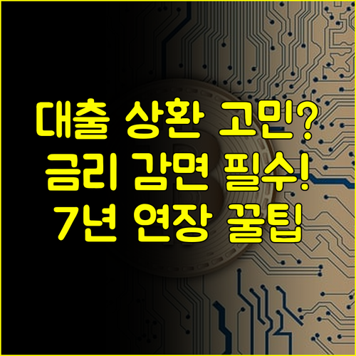 코로나19 피해 소상공인, 대출 상환기간 7년 늘리고 금리 감면받는 법 #사업자대출 #경영지원