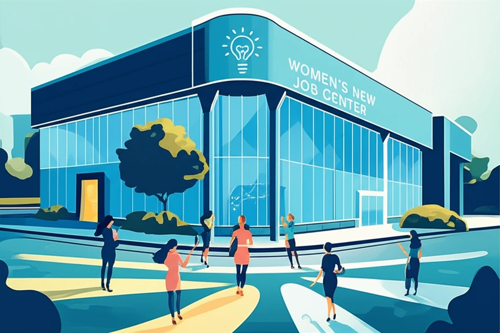 여성새로일하기센터 상담을 통해 직업 교육을 받는 이미지