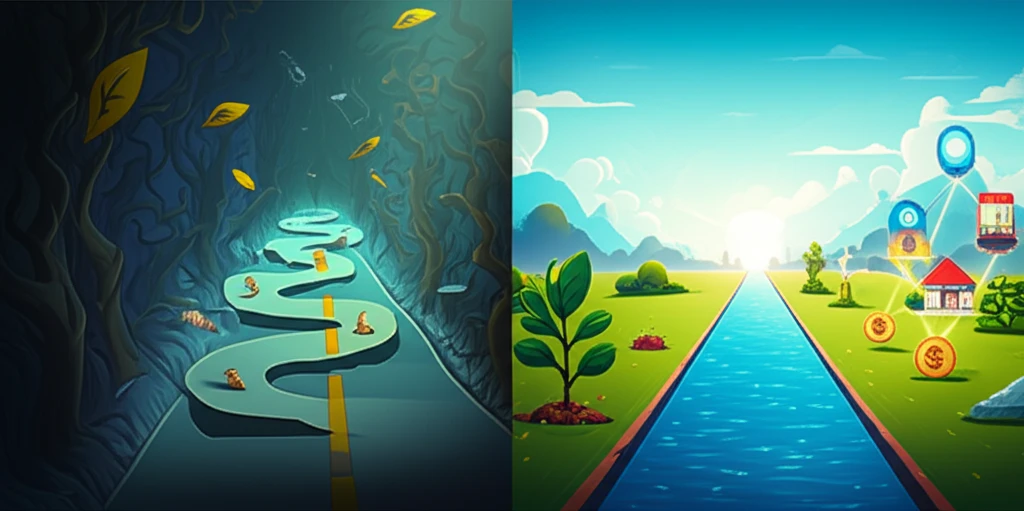 QoS 속도와 실제 사용 환경 비교 이미지