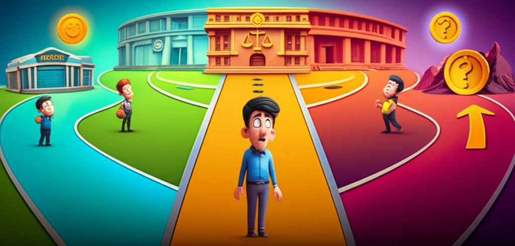 소액대출의 3단계 경로를 시각적으로 보여주는 이미지