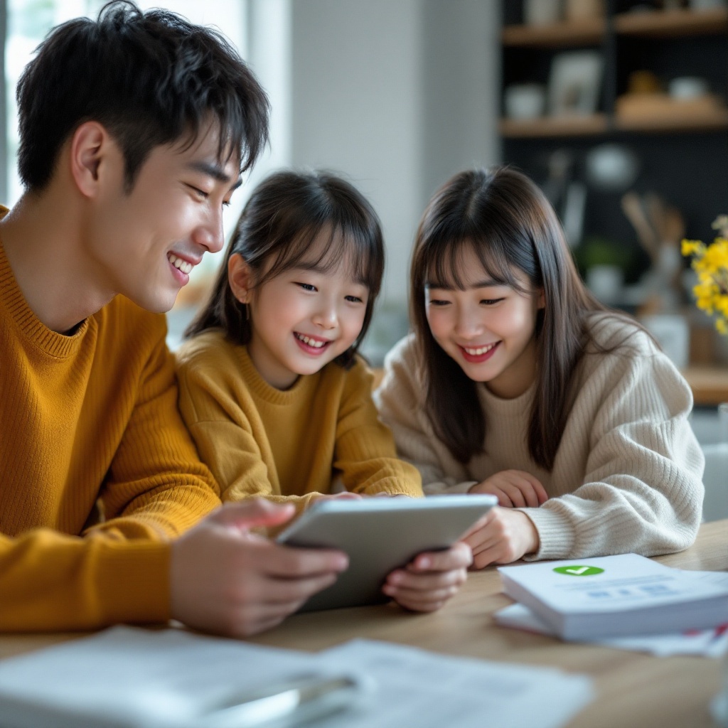 다자녀가구 지원금 신청 방법 보장내용 확인 장면